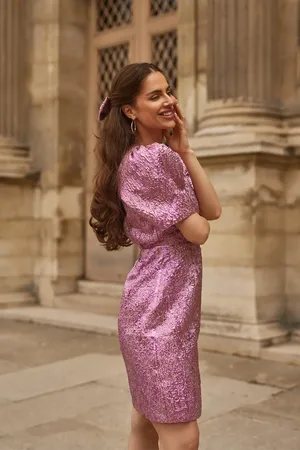 FREEBIRD Daantje jacquard dress