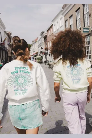 LOOXS Revolution Sweater pastel lime voor meisjes in de kleur