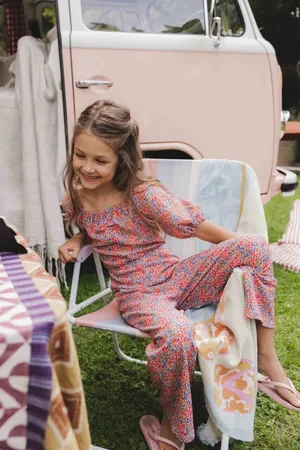 LOOXS Revolution Jumpsuit summerflowers voor meisjes in de kleur