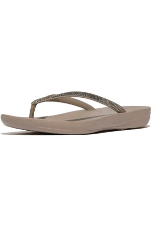 FitFlop Iqushion ombre sparkle flip-flops