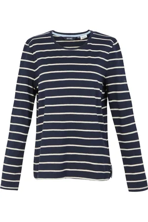 Regatta Dames federica ii stripe t-shirt met lange mouwen
