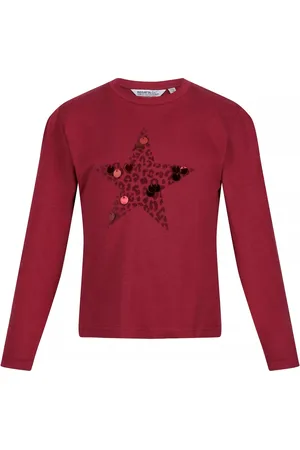 Regatta Kinderen/kinderen wenbie iii sterren t-shirt met lange mouwen