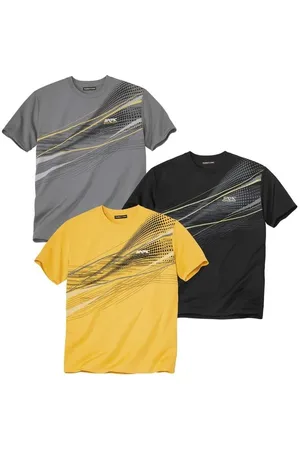 Atlas For Men Heren sportief t-shirt (pak van 3)