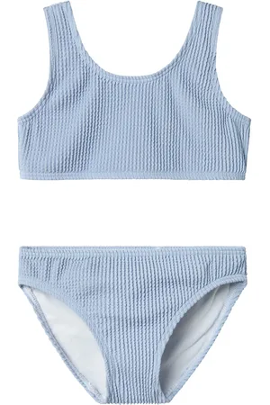 NAME IT Meisjes bikini set nkfziba gestreept met kliksluiting