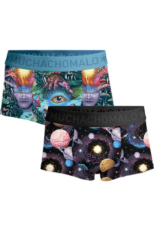 Muchachomalo Heren 2-pack trunks inner outer space
