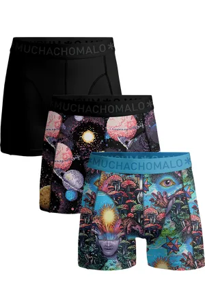 Muchachomalo Jongens 3-pack boxershorts inner outer space
