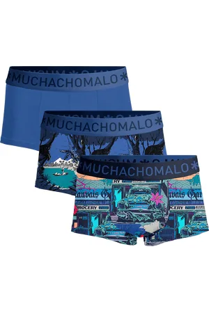 Muchachomalo Heren 3-pack trunks urbex jungle