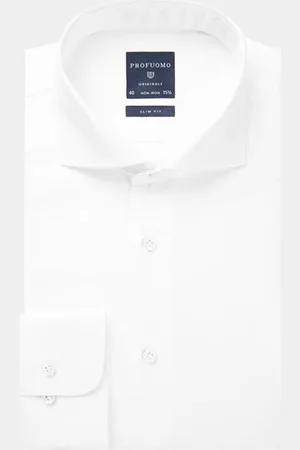 Profuomo Business hemd lange mouw originale slimfit overhemd pp0h0a001/100