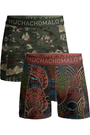 Muchachomalo Jongens 2-pack boxershorts maze life