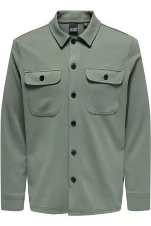 Only & Sons Onsnewkodyl overshirt sweat noos 22021279 castor gray