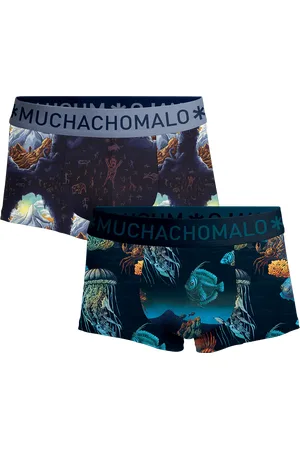 Muchachomalo Heren 2-pack trunks deep sea mountaintops