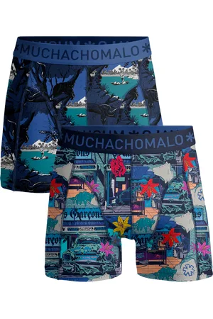 Muchachomalo Jongens 2-pack boxershorts urbex jungle