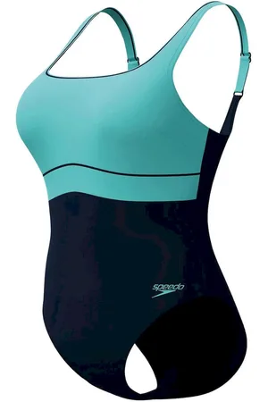 Speedo Eco new contour eclipse 1p nav/blu badpak sport dames