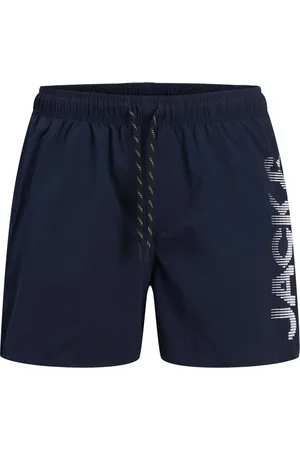 JACK & JONES Heren plus size zwemshort jpstmaui splicelogo donker