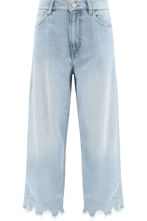 Pinko Ripped hem jeans met stoere randscheuren