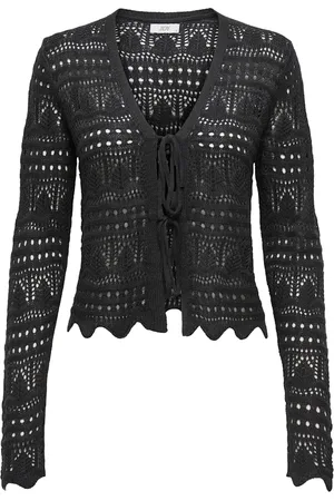 JACQUELINE DE YONG Sun lay l/s v-neck tie cardigan
