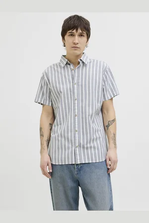 JACK & JONES Jjjoshua oxford stripe shirt s/s