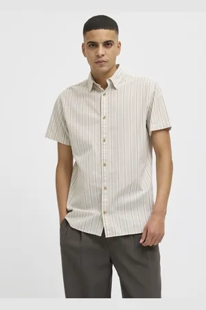 JACK & JONES Jjjoshua oxford stripe shirt s/s