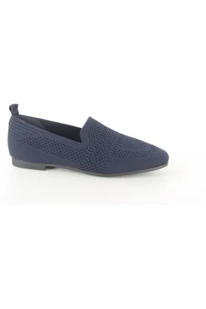 La Strada 2111884-4060 blue dames instappers gekleed