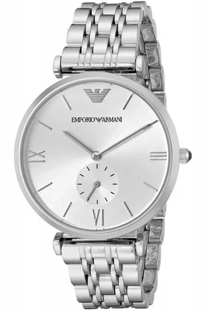 Emporio Armani Stalen horloge voor stijlvolle mannen