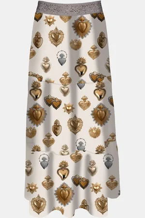 MUCHO GUSTO ® rok toulouse goud hart print