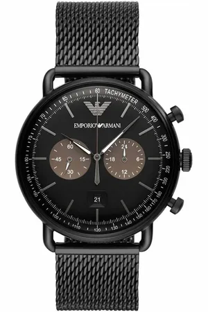 Emporio Armani Stalen horloge met quartz mechanisme