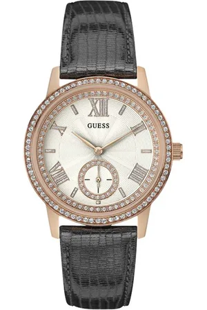 Guess Leren horloge voor dames model gramercy