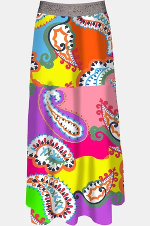 MUCHO GUSTO ® rok toulouse veelkleurig paisleyprint