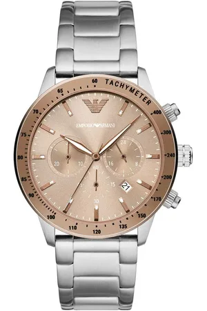 Emporio Armani Rvs horloge voor een tijdloze look