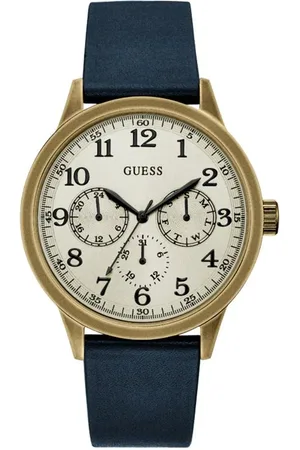 Guess Leren horloge stijlvol voor de moderne man