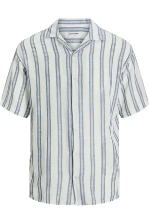 JACK & JONES Jjeenzo stripe resort shirt ss sn dessin
