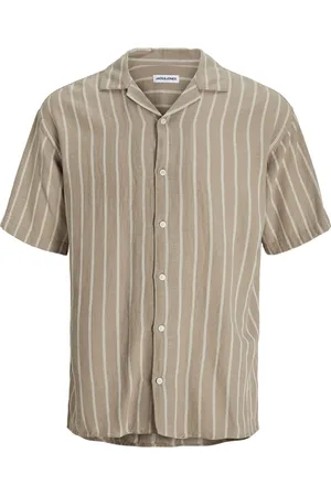 JACK & JONES Jjeenzo stripe resort shirt ss sn dessin