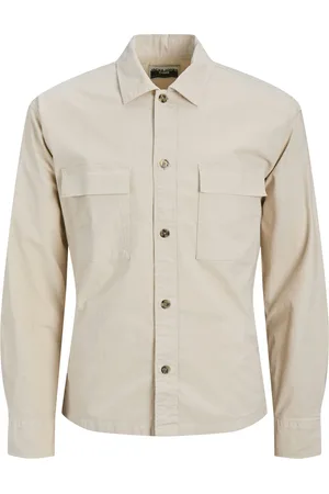 JACK & JONES Jcotarmac ripstop overshirt ls beige
