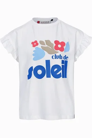 LOOXS Revolution Zomer t-shirt meisjes s/s ruffel