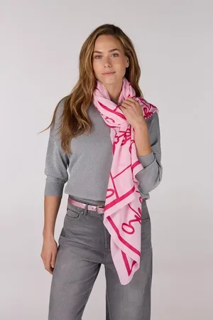 Jansen Amsterdam Zomer sjaal vtt 904 light pink/ berry