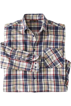 Atlas For Men Heren geruit flannel shirt