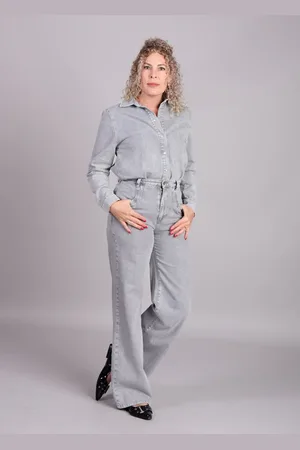 Homage to Denim Homage farrah jeans wide leg