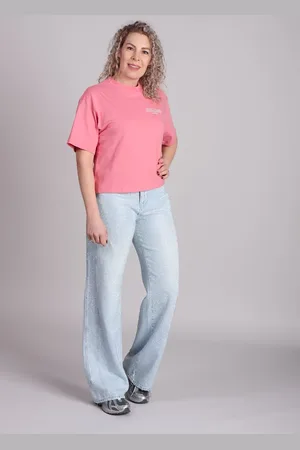 Homage to Denim Homage straight jeans h curved seams and strass