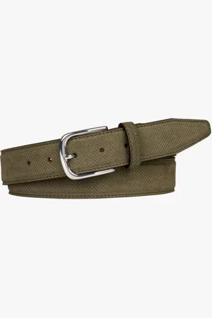 Profuomo Ppvr30003d z heren riem belt suede green profu