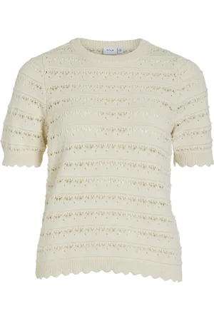 VILA Vidolise 2/4 sleeve o-neck knit top