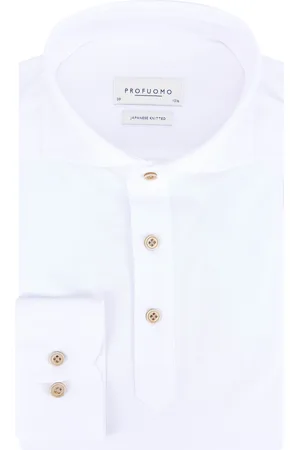 Profuomo Polo met lange mouwen