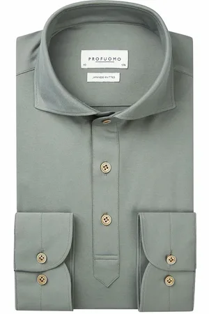 Profuomo Polo met lange mouwen