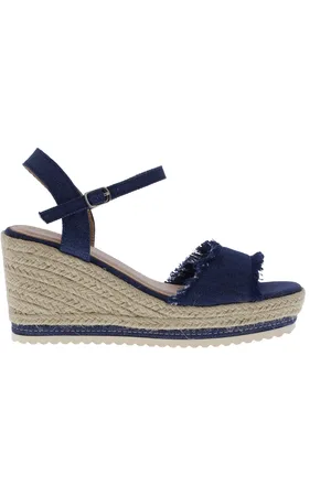 Ella Weqar espadrille jeans | dames | maat: | canvas