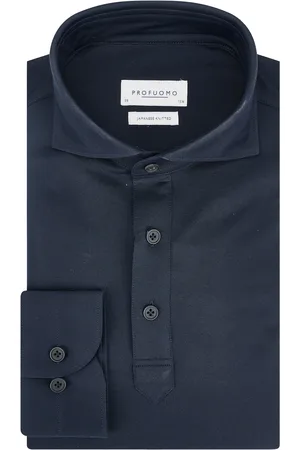 Profuomo Polo met lange mouwen