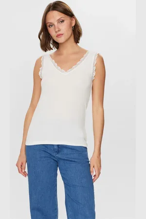 Numph Numph nubowie lace top 9001 cloud dancer