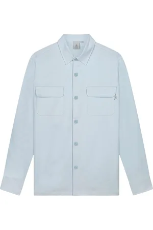 Law Of The Sea Ghout two tone structured shirt