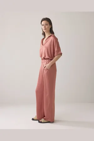 Summum Woman 4s2751-12084 505 trousers heavy silky touch sephiablush