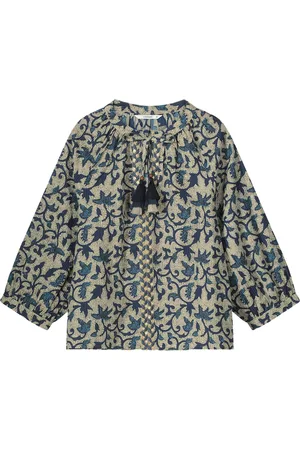 Summum Woman 3/4 sleeve top block print 2s3120-12212