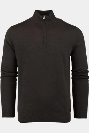 Born with Appetite Pullover lux halfzip pullover 24305lu15/870 dark brown