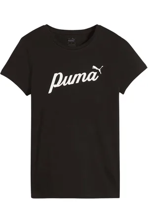 PUMA Dames ess+script t-shirt
